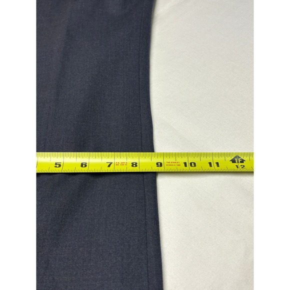 Banana Republic Harrison Trousers Womens 6 W30 L33 Gray Wool Blend Italy Wide - Picture 11 of 12